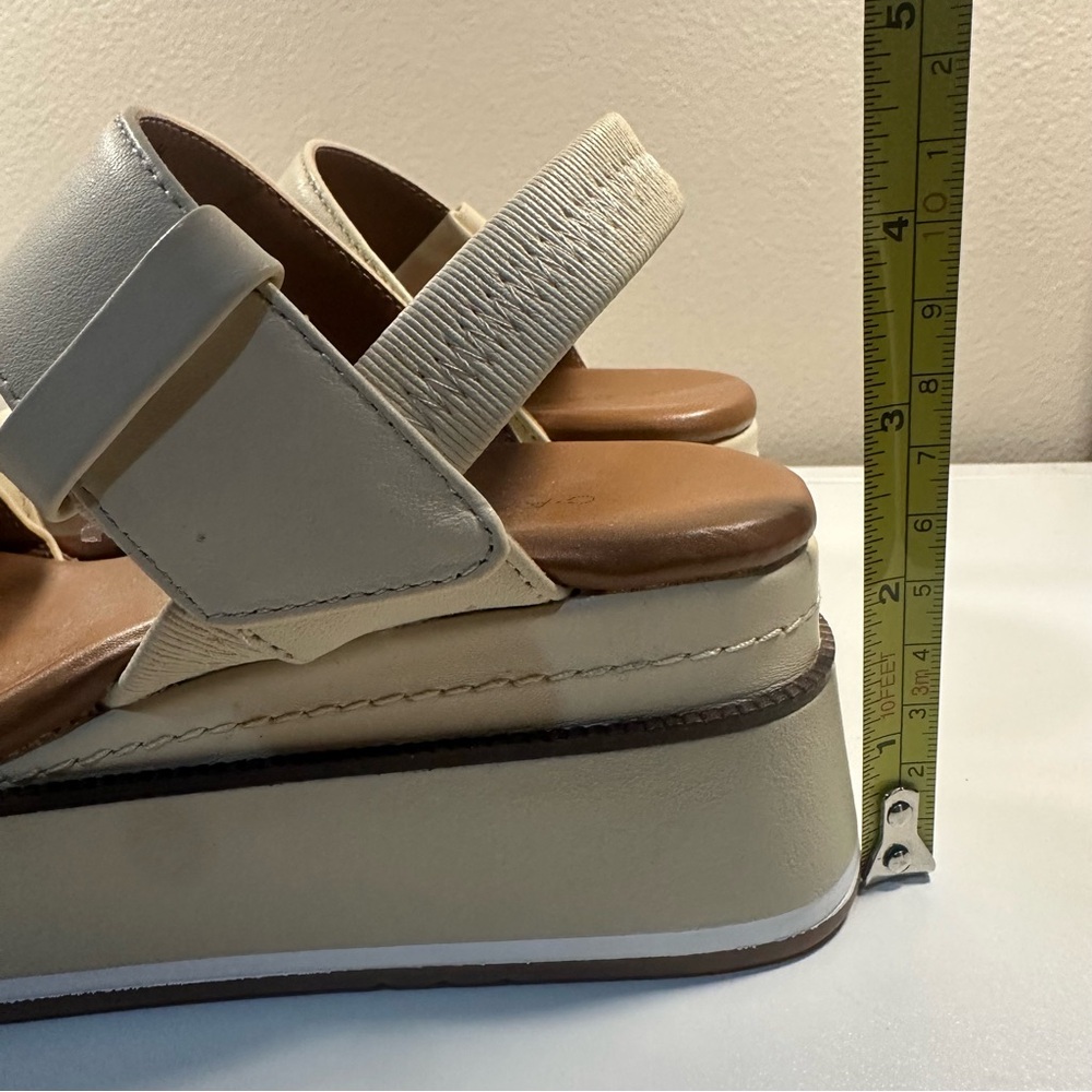 Caslon Beige Platform Sandals! Like New! 4.5M Women’s! Rare size find! - Picture 7 of 13